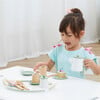 Little Chef Frankfurt Wooden Tea Accessories, Green - Play Food - 6