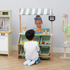 Little Helper Market Play Stand Play Kitchen , Olive Green - Play Kitchens - 8