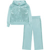 Sequin Pant Set, Aqua - Mixed Apparel Set - 1 - thumbnail