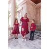 Women's Clara Plaid 3-Tiered Smock Dress, Red - Dresses - 3