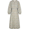 Women's Mallie Print Billow Sleeve Dress, Pebbles - Dresses - 1 - thumbnail
