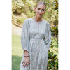 Women's Mallie Print Billow Sleeve Dress, Pebbles - Dresses - 2