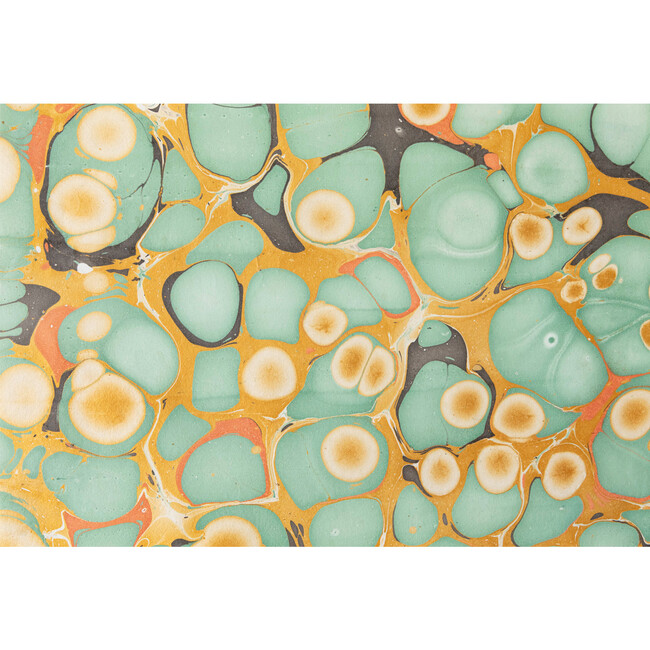 Seafoam & Gold Stone Marbled Placemat, Set of 12