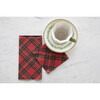 Red Plaid Cocktail Napkin, Set of 20 - Tabletop - 2