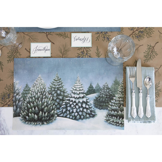 Evergreen Forest Placemat, Set of 24 - Tabletop - 2