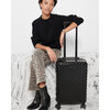 Lacquer Light-Weight Carry-On Suitcase, Black - Luggage - 6