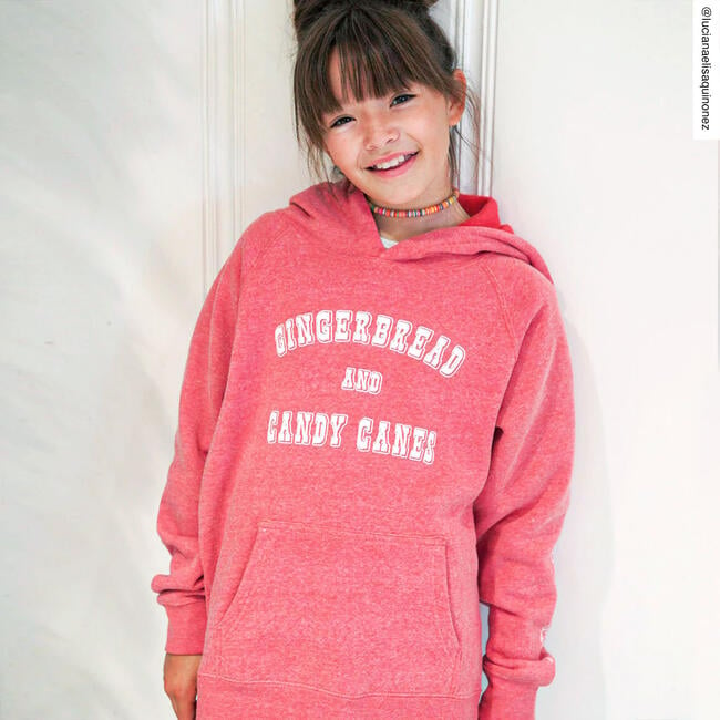 Gingerbread Hoodie, Heather Pink - Sweatshirts - 2