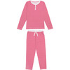 Women's Red Stripe Jersey Long PJ Set - Pajamas - 1 - thumbnail