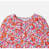 Girl Gathered Collar Blouse in Liberty Betsy Fabric, Multi - Blouses - 3