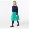 Girl Pleated Tulle Tutu Skirt, Green - Skirts - 2