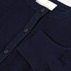Girl Lurex Detailed Short Cardigan, Navy - Cardigans - 4