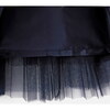Girl Pleated Tulle Tutu Skirt, Navy - Skirts - 4
