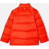 Girl 3 in 1 Beige Cape with Removable Orange Quilted Puffer Jacket - Jackets - 5