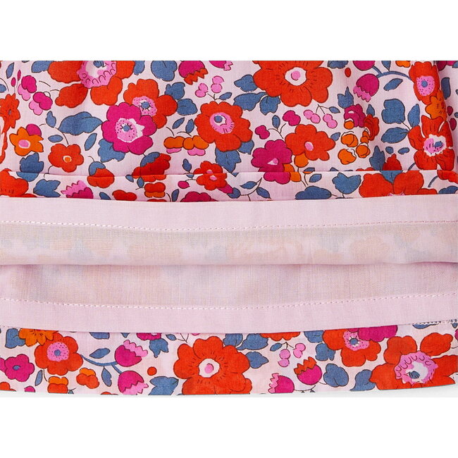 Girl Dress in Liberty Betsy Fabric, Multi - Dresses - 8