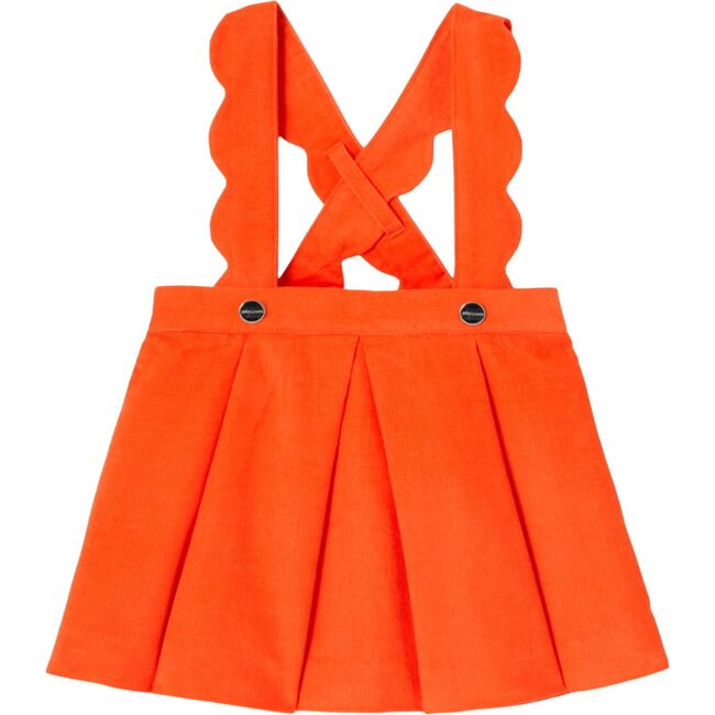 Baby Girl Pinafore Dress, Orange