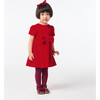 Baby Girl Velvet Holiday Dress, Red - Dresses - 4