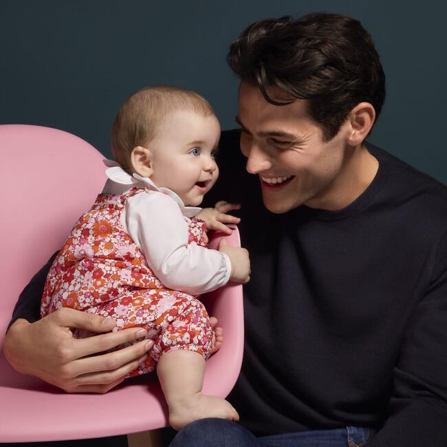 Baby Girl Overalls in Liberty Eleonor Fabric, Multi - Overalls - 2