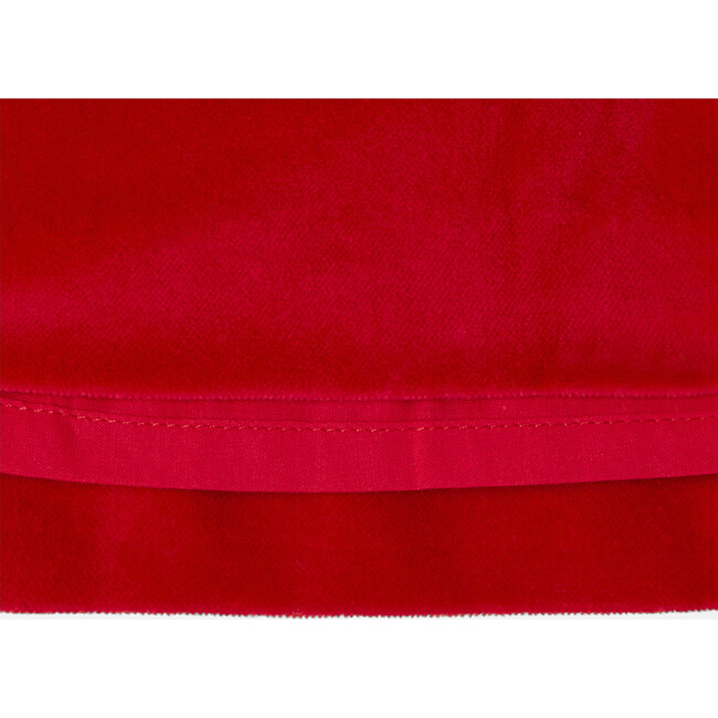 Baby Girl Velvet Holiday Dress, Red - Dresses - 7