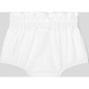 Baby Girl Bloomer with Bow, White - Bloomers - 2