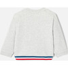 Baby Boy Fleece Sweater, Grey - Sweatshirts - 2