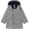 Baby Boy Parka, Grey - Coats - 1 - thumbnail