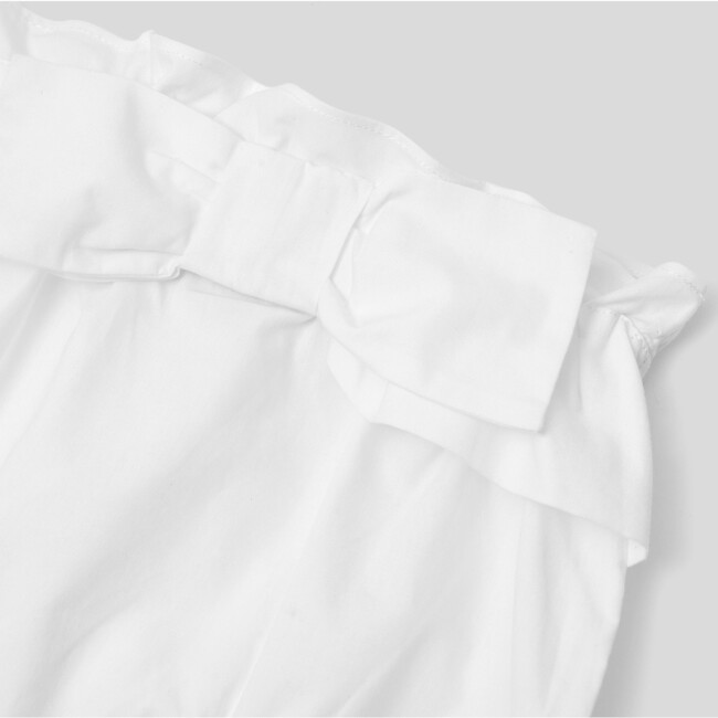 Baby Girl Bloomer with Bow, White - Bloomers - 3