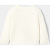 Baby Cable Knit Wool and Cashmere Sweater, Cream - Sweaters - 2