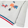 Baby Boy Fleece Sweater, Grey - Sweatshirts - 4