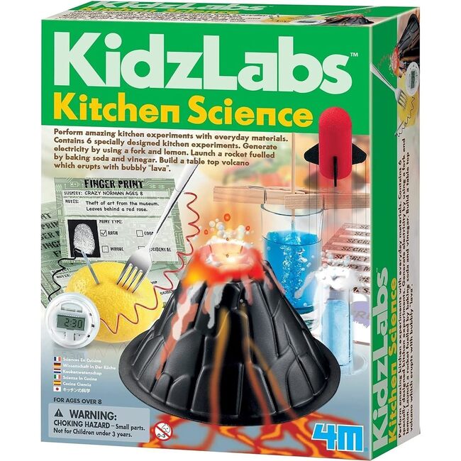 4M Kitchen Science Kit - DIY Chemistry Experiment Lab STEM Activity Set