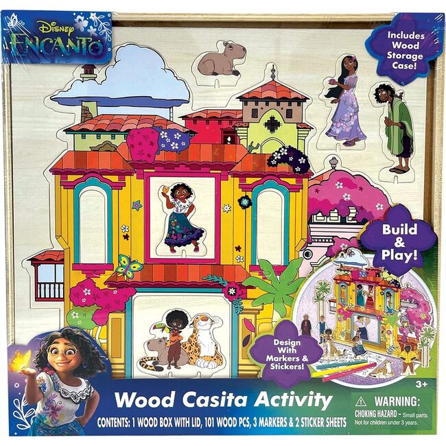 Disney's Encanto: Wood Casita Activity Set - Building & Decorating Set