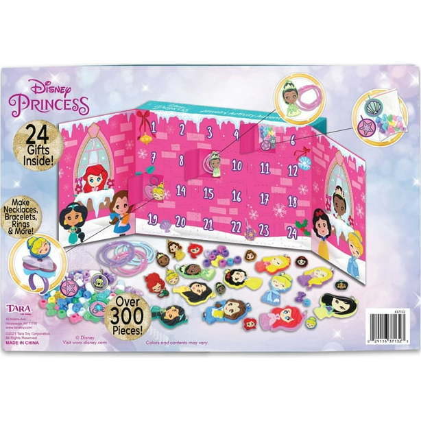 Disney Princess Jewelry Activity Advent Calendar - 24 Gifts Inside & Over 300 Pieces! - Advent Calendars - 6