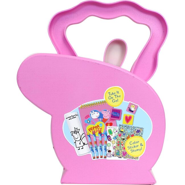 Peppa Pig My Own Creativity Craft Set w/ Color Sticker & Stamp - Arts & Crafts - 7