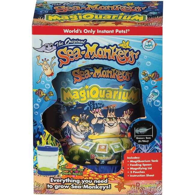 The Original Sea-Monkeys Magiquarium Glow in the Dark Activity Kit - Everything You Need to Hatch Sea Monkeys!