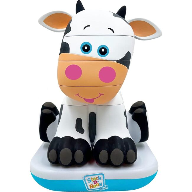 Stack-a-Roos Pals Nesting Stacking Baby Toy w/ Lights & Sounds: Baby Cow