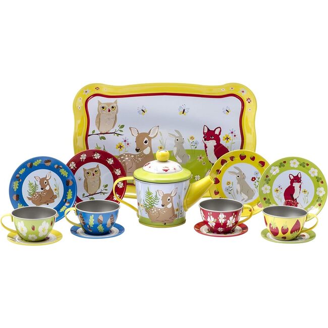 Schylling Forest Friends Tea Time Set for Kids - Play Food - 2