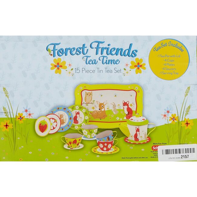 Schylling Forest Friends Tea Time Set for Kids - Play Food - 3