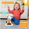 Stack-a-Roos Pals Nesting Stacking Baby Toy w/ Lights & Sounds: Baby Cow - Developmental Toys - 3