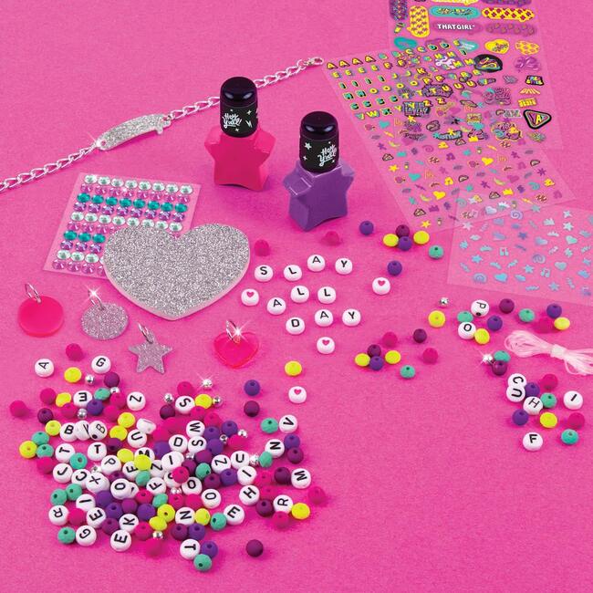 That Girl Lay Lay: Slay All Day Cosmetic Expressions - 12 Piece Make Up & Nail Set - Arts & Crafts - 2