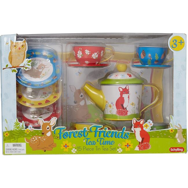 Schylling Forest Friends Tea Time Set for Kids - Play Food - 4