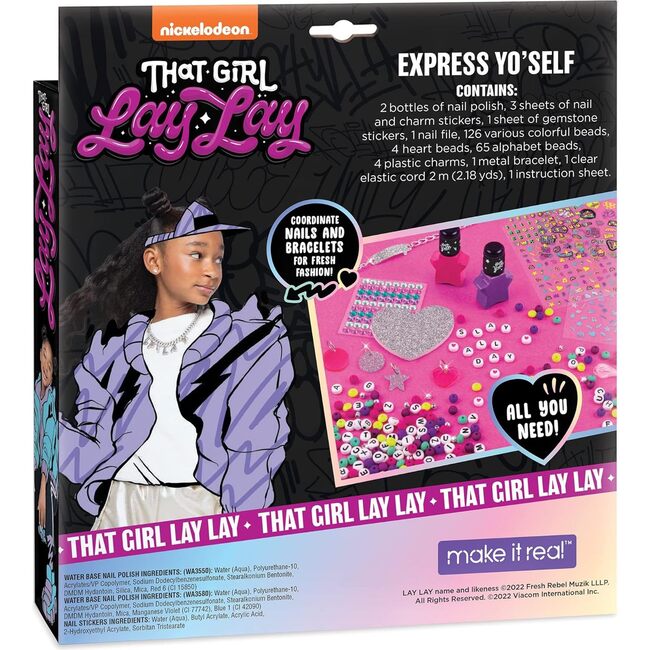 That Girl Lay Lay: Slay All Day Cosmetic Expressions - 12 Piece Make Up & Nail Set - Arts & Crafts - 5