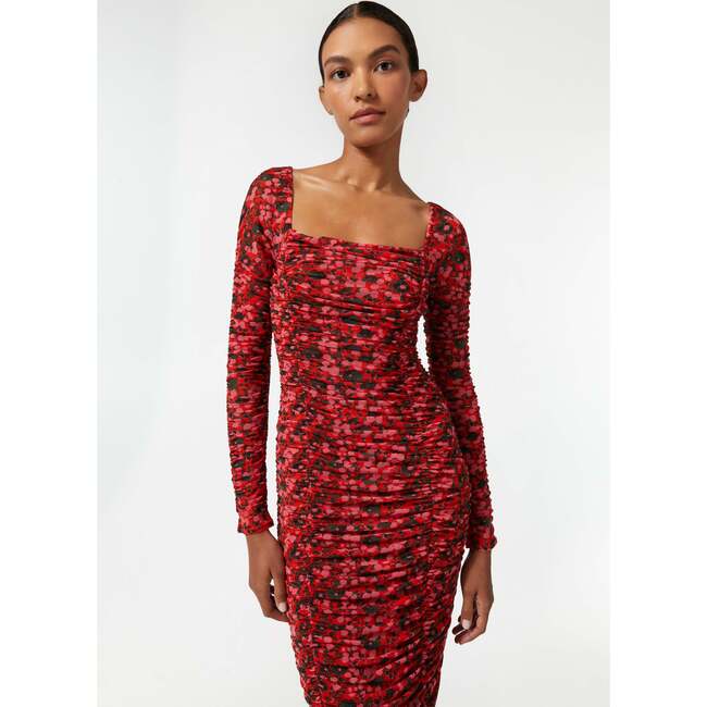 Women's Simona Dress, Flora Splash - Dresses - 4