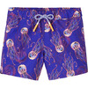 Jellyfish Swim Trunks, Purple & Orange - Shorts - 1 - thumbnail