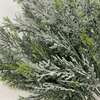 Snow Flocked Cedar Bush Spray - Bouquets - 2
