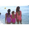 One-Piece UV Swimsuit, Fushia - One Pieces - 2