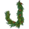 Long Needle Pine & Pinecone Garland - Garlands - 1 - thumbnail