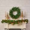 Long Needle Pine & Pinecone Wreath - Wreaths - 3