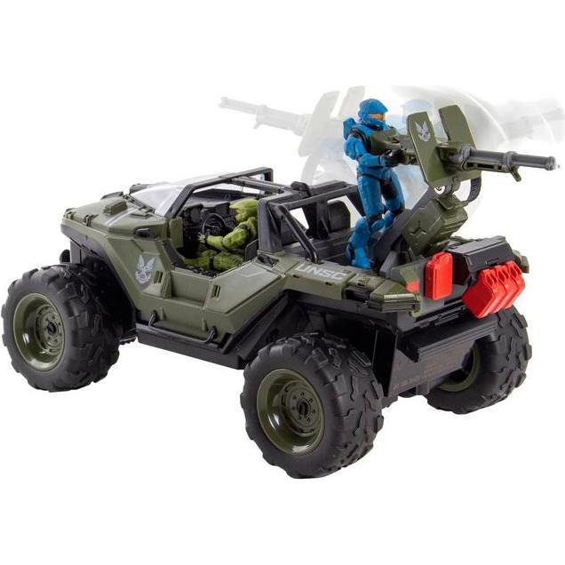 Halo Infinite: Battle Hog UNSC Warthog -w/ Master Chief & Spartan, 2.4 GHz Radio Control w/ Turbo Boost Vehicle - Remote Control - 3