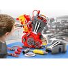 Tuff Tools: Engine Overhaul Pretend Play Toy - 25 Piece Playset w/ Lights & Sounds - Role Play Toys - 2