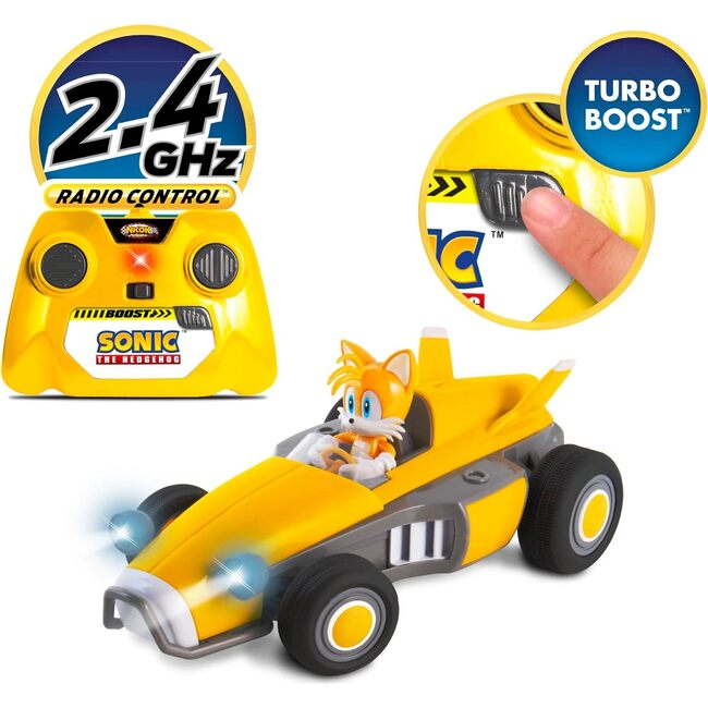 Team Sonic Racing Tails the Fox R/C Vehicle: 2.4GHz Car With Turbo Boost - Remote Control - 3