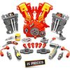 Tuff Tools: Engine Overhaul Pretend Play Toy - 25 Piece Playset w/ Lights & Sounds - Role Play Toys - 3